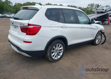 2017 BMW X3 xDrive28I z USA, uszkodzony, nr VIN 5UXWX9C51H0T04479